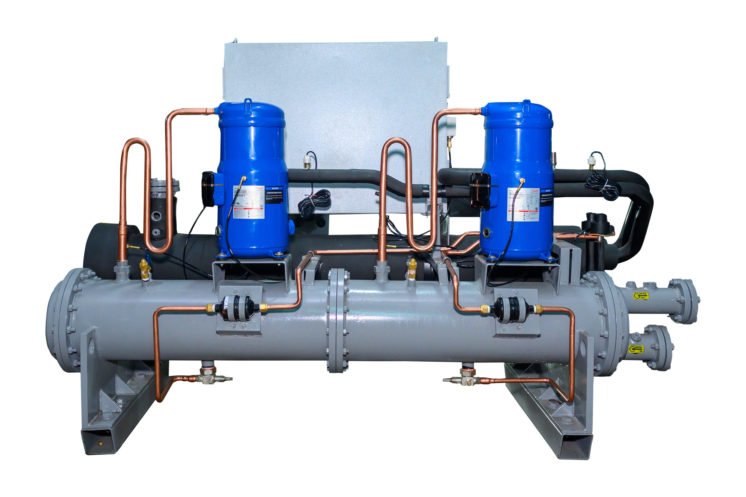 Industrial Water Cooled Chiller Ozone Air Solution